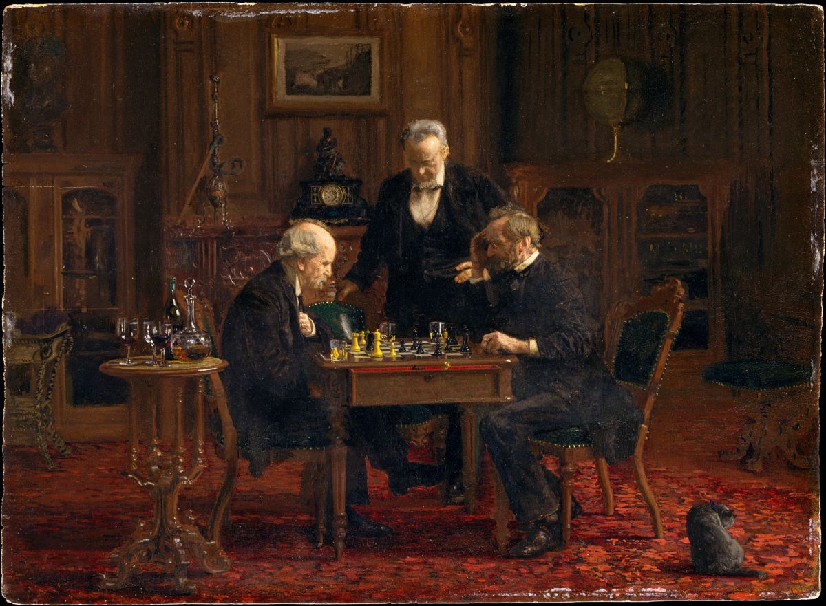 Leonardo da Cutro and Ruy Lopez Play Chess at the Spanish Court by