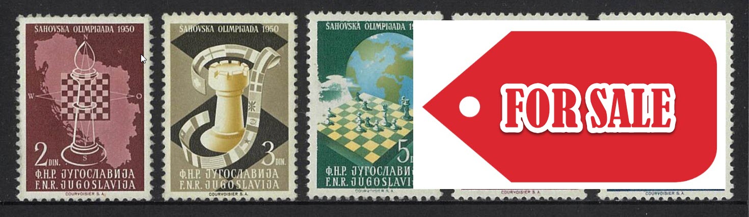 Chess stamps for sale